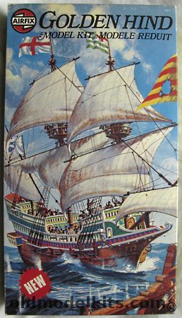 Airfix Golden Hind - Sir Francis Drakes Ship - 18 Inches Long, 09258-4 plastic model kit